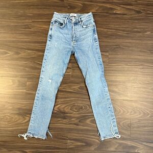 Agolde Nico High Rise Ankle Cropped Jeans